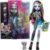 Monster High Sada s panenkou Frankie Stein, pejskem a doplňky
