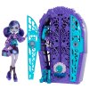Monster High Sada Panenka Twyla 28 cm + překvapení doplňky Strašidelná škola