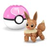 Stavebnice Pokémon 2 x Pokeball Charmander a Eevee 40 dílů