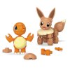 Stavebnice Pokémon 2 x Pokeball Charmander a Eevee 40 dílů
