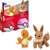 Stavebnice Pokémon 2 x Pokeball Charmander a Eevee 40 dílů