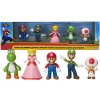 Super Mario figurky sada Mario, Luigi, Peach, Yoshi, Toad