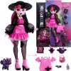 Monster High Draculaura růžová panenka 26 cm + doplňky a mazlíček