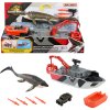 Sada Matchbox Jurassic World Mosasaurus a záchranný člun