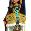 Monster High Cleo DeNile Strašisladké narozeniny panenka 28 cm + doplňky
