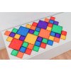 CONNETIX Rainbow Square Pack kreativní magnetické kostky 42 dílů