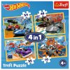 4v1 Puzzle Hot Wheels Trefl Vehicles