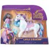Unicorn Academy - Set figurky Layla & Glacier dívka a jednorožec + příslušenství