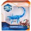 Hex Bots Pohyblivá Figurka Škorpión Modrý Smyslová Hračka Světlo