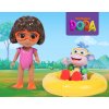 Dora Objevuje Svět Sada Splash-Splash 2 Figurky Dora a Boots + Doplňky