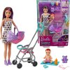 Barbie Sada Panenka Skipper pečovatelka chůva Babysitters Inc. a doplňky