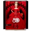 Barbie Panenka Sbírková Signature 80. výročí Mattel červené šaty