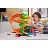 Hot Wheels City Hasičská Stanice T-Rexa zakroucená autodráha T-Rex Blaze Battle + vozidlo