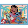 Trefl Disney Puzzle 2v1 + pexeso Lilo&Stitch Happy Day 3+