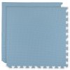 Pěnová podložka na podlahu Humbi 120x60 Velké pěnové puzzle voděodolné bezpečné 2 ks Světle modrá