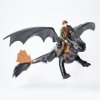 Jak vycvičit draka – figurka Bezzubka a Viking Škyťák (Toothless & Hiccup), 33 cm