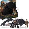 Jak vycvičit draka – figurka Bezzubka a Viking Škyťák (Toothless & Hiccup), 33 cm