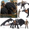 Jak vycvičit draka – figurka Bezzubka a Viking Škyťák (Toothless & Hiccup), 33 cm