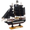 Sběratelský dekorativní model Pirátská loď Černá 20x20 cm