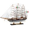 Sběratelský dekorativní model Plachetnice Amerigo Vespucci 64x46 cm
