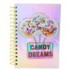 Candy Dreams Holografický sešit A5 linkovaný 90 listů