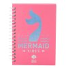 Holografický sešit Mořská panna Ocas Růžový Linkovaný A6 80 listů