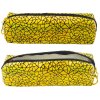 Jednokomorové školní pouzdro Holografický vzor Zlaté 20x6,5 cm