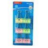 Sada kancelářských spon Barevný smajlík 6 ks 32 mm