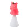 Skákající jednorožec na pružině Vyskakuje Bílý Růžový 10cm Mix