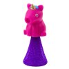 Skákající jednorožec na pružině Vyskakuje Bílý Růžový 10cm Mix