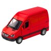 Dodávkový vůz Kovový Červený 1:32 Světla Zvuky