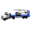 Policajní transportní vůz Helikoptéra Světla a zvuky Sada