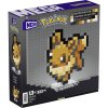 Mega Pokémon Pixel Eevee 323 dílků HTH78