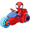 Hasbro Spidey a Suprové Kamarádi Sada Spidey s motocyklem F7459