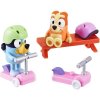 Bluey Sada jízda na koloběžce plus dvě figurky Bluey a Bingo 13085