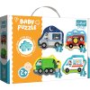 Trefl Baby Klasické puzzle Vozidla a profese 36071