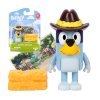 Bluey 1-pack Figurka Bluey kovboj s kloboukem + seno 18041/21