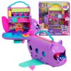 Polly Pocket Kočkoptéra Letadlo + 2 Panenky a Doplňky HWP19