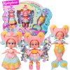 KookyLoos Fairytale Rainbow – sběratelská figurka 3v1: víla, mořská víla, princezna