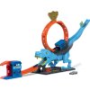 Hot Wheels City – sada Smyčka T-Rexe + auto