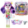 Enchantimals Rodina Lemurů Panenka Lorinda + 3 x Lemur HRX86