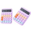 Fialová kancelářská kalkulačka Science Multifunkční barevná elektronická kalkulačka