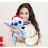 Disney Lilo&Stitch Plyšák Stitch s čepicí Santa Clause 27 cm