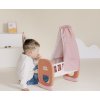 Baby Nurse Kolébka s růžovým baldachýnem pro panenky max 42 cm