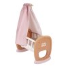 Baby Nurse Kolébka s růžovým baldachýnem pro panenky max 42 cm