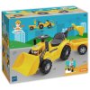 Ecoiffier Traktor se žlutým přívěsem Bagr Buldozer
