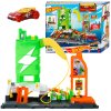 Hot Wheels City Sada Nabíjecí stanice pro elektrická vozidla + auto