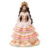 Panenka Barbie Mexická Sběratelská Dia de Muertos Svátek zesnulých