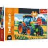Trefl Puzzle 60 dílků Traktor Zemědělec na farmě