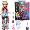 Monster High Lagoona Blue velká panenka 28 cm + doplňky mazlíček Strašidlákov